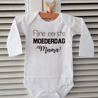 Aanbieding Baby Rompertje met Tekst voor Mama cadeau Mijn eerste Moederdag 